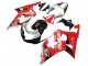 Preisgünstige Suzuki GSXR 600 / GSXR 750 Motorrad Verkleidung 2001-2003 - Rot Weiss Glanzendes Schwarz