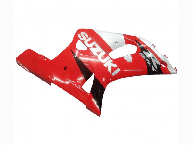 Preisgünstige Suzuki GSXR 600 / GSXR 750 Motorrad Verkleidung 2001-2003 - Rot Weiss Glanzendes Schwarz