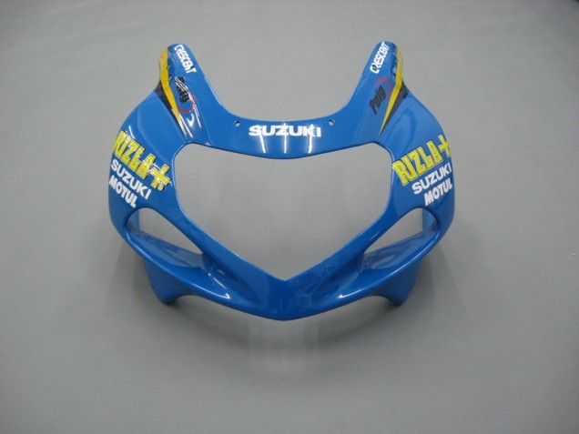 Preisgünstige Suzuki GSXR 600 / GSXR 750 Motorrad Verkleidung 2001-2003 - Blau Gelb Schwarz Motul Rizla
