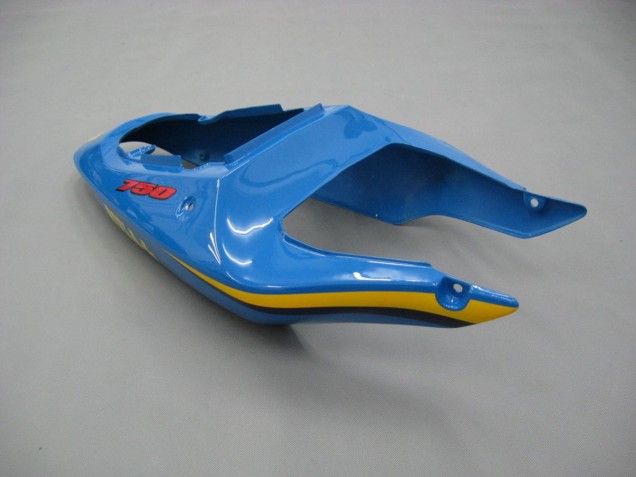 Preisgünstige Suzuki GSXR 600 / GSXR 750 Motorrad Verkleidung 2001-2003 - Blau Gelb Schwarz Motul Rizla