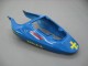 Preisgünstige Suzuki GSXR 600 / GSXR 750 Motorrad Verkleidung 2001-2003 - Blau Gelb Schwarz Motul Rizla