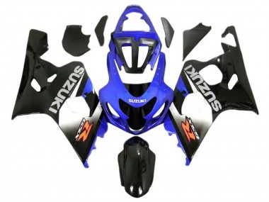Preisgünstige Suzuki GSXR 600 / GSXR 750 Motorrad Verkleidung 2004-2005 - Blau Schwarz