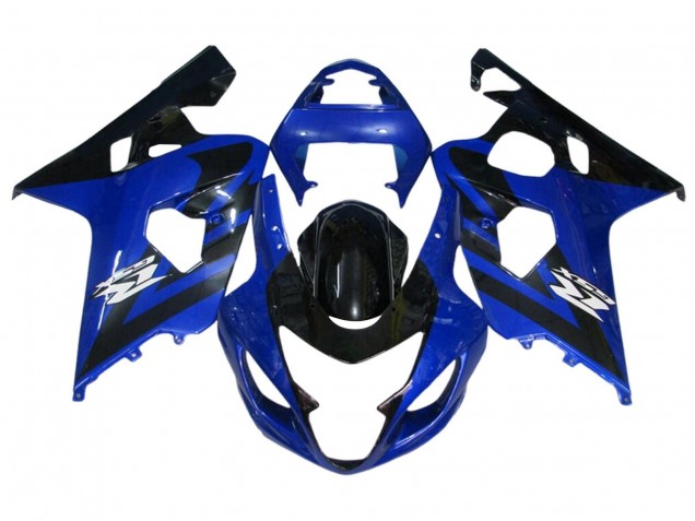 Preisgünstige Suzuki GSXR 600 / GSXR 750 Motorrad Verkleidung Kit 2004-2005 - Blau Schwarz
