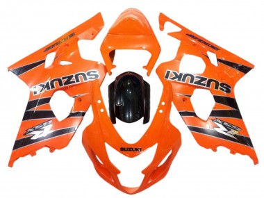 Preisgünstige Suzuki GSXR 600 / GSXR 750 Motorrad Verkleidung 2004-2005 - Orange Schwarz