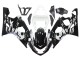 Preisgünstige Suzuki GSXR 600 / GSXR 750 Motorrad Verkleidung 2004-2005 - Weiss Schwarz