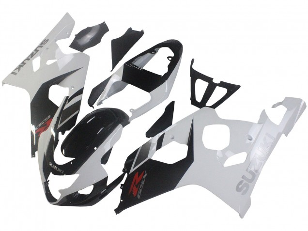 Preisgünstige Suzuki GSXR 600 / GSXR 750 Motorrad Verkleidung 2004-2005 - Weiss Schwarz Rot