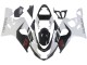 Preisgünstige Suzuki GSXR 600 / GSXR 750 Motorrad Verkleidung 2004-2005 - Weiss Schwarz Rot