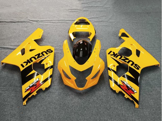 Preisgünstige Suzuki GSXR 600 / GSXR 750 Motorrad Verkleidung 2004-2005 - Gelb Schwarz