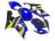 Preisgünstige Suzuki GSXR 600 / GSXR 750 Motorrad Verkleidung 2004-2005 - Blau Gelb Schwarz