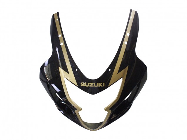 Preisgünstige Suzuki GSXR 600 / GSXR 750 Motorrad Verkleidung 2004-2005 - Glanzendes Schwarz Gold Corona