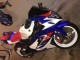 Preisgünstige Suzuki GSXR 600 / GSXR 750 Motorrad Verkleidung 2004-2005 - Weiss Blau Rot