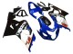 Preisgünstige Suzuki GSXR 600 / GSXR 750 Motorrad Verkleidung 2004-2005 - Blau Weiss Schwarz