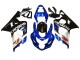 Preisgünstige Suzuki GSXR 600 / GSXR 750 Motorrad Verkleidung 2004-2005 - Blau Weiss Schwarz