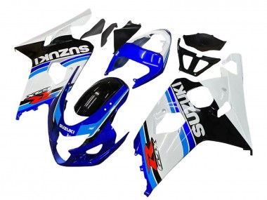 Preisgünstige Suzuki GSXR 600 / GSXR 750 Motorrad Verkleidung 2004-2005 - Weiss Blau Schwarz Rot