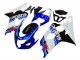 Preisgünstige Suzuki GSXR 600 / GSXR 750 Motorrad Verkleidung 2004-2005 - Weiss Blau Schwarz Rot