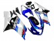 Preisgünstige Suzuki GSXR 600 / GSXR 750 Motorrad Verkleidung 2004-2005 - Weiss Blau Schwarz Rot