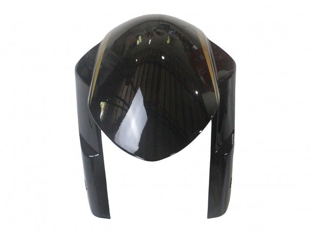 Preisgünstige Suzuki GSXR 600 / GSXR 750 Motorrad Verkleidung 2006-2007 - Glanzendes Schwarz Gold Streifen