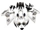 Preisgünstige Suzuki GSXR 600 / GSXR 750 Motorrad Verkleidung 2006-2007 - Weiss Schwarz Lucky Strike Motul
