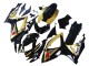 Preisgünstige Suzuki GSXR 600 / GSXR 750 Motorrad Verkleidung 2006-2007 - Gold Glanzendes Schwarz Rot