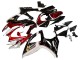 Preisgünstige Suzuki GSXR 600 / GSXR 750 Motorrad Verkleidung 2006-2007 - Rot Weiss Schwarz Gelb
