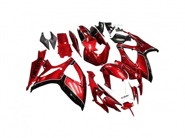 Preisgünstige Suzuki GSXR 600 / GSXR 750 Motorrad Verkleidung 2006-2007 - Rot Schwarz