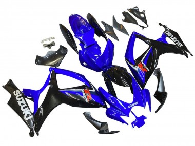 Preisgünstige Suzuki GSXR 600 / GSXR 750 Motorrad Verkleidung 2006-2007 - Blau Schwarz Rot