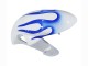 Preisgünstige Suzuki GSXR 600 / GSXR 750 Motorrad Verkleidung 2006-2007 - Weiss Blau Flamme