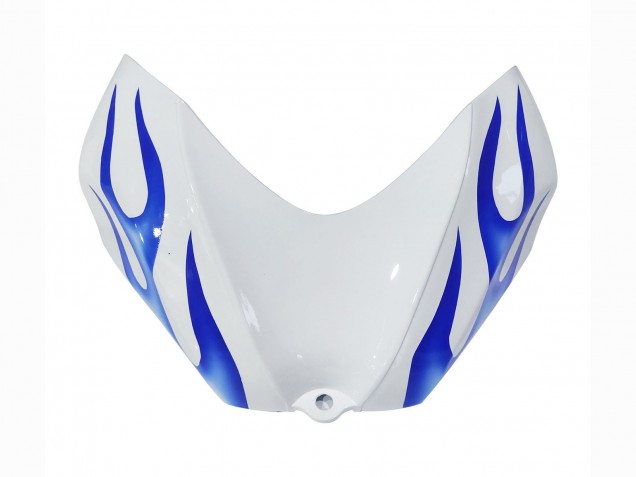 Preisgünstige Suzuki GSXR 600 / GSXR 750 Motorrad Verkleidung 2006-2007 - Weiss Blau Flamme