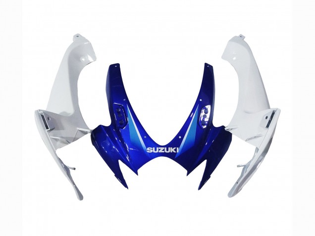 Preisgünstige Suzuki GSXR 600 / GSXR 750 Motorrad Verkleidung 2006-2007 - Weiss Blau Glanzendes Schwarz Rot