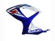 Preisgünstige Suzuki GSXR 600 / GSXR 750 Motorrad Verkleidung 2006-2007 - Weiss Blau Glanzendes Schwarz Rot