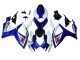 Preisgünstige Suzuki GSXR 600 / GSXR 750 Motorrad Verkleidung 2006-2007 - Weiss Blau Glanzendes Schwarz Rot