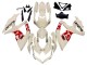 Preisgünstige Suzuki GSXR 600 / GSXR 750 Motorrad Verkleidung 2008-2010 - Creme Weiss Rot Schwarz