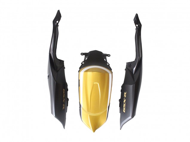 Preisgünstige Suzuki GSXR 600 / GSXR 750 Motorrad Verkleidung 2008-2010 - Matt Schwarz Weiss Gold