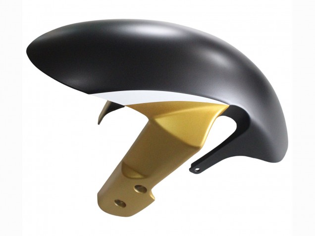 Preisgünstige Suzuki GSXR 600 / GSXR 750 Motorrad Verkleidung 2008-2010 - Matt Schwarz Weiss Gold
