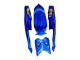 Preisgünstige Suzuki GSXR 600 / GSXR 750 Motorrad Verkleidung 2008-2010 - Blau Fluoreszierendes Grun Hai