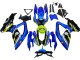 Preisgünstige Suzuki GSXR 600 / GSXR 750 Motorrad Verkleidung 2008-2010 - Blau Fluoreszierendes Grun Hai