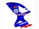 Preisgünstige Suzuki GSXR 600 / GSXR 750 Motorrad Verkleidung 2008-2010 - Weiss Blau Rosa Ecstar Motul