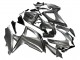 Preisgünstige Suzuki GSXR 600 / GSXR 750 Motorrad Verkleidung 2008-2010 - Matt Grau Schwarz