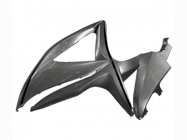 Preisgünstige Suzuki GSXR 600 / GSXR 750 Motorrad Verkleidung 2008-2010 - Matt Grau Schwarz