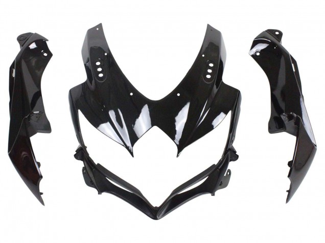 Preisgünstige Suzuki GSXR 600 / GSXR 750 Motorrad Verkleidung 2008-2010 - Glanzendes Schwarz Blau