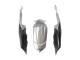 Preisgünstige Suzuki GSXR 600 / GSXR 750 Motorrad Verkleidung 2008-2010 - Silber Matt Schwarz