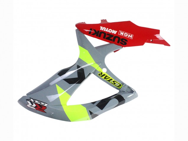 Preisgünstige Suzuki GSXR 600 / GSXR 750 Motorrad Verkleidung 2008-2010 - Grau Gelb Rot