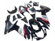 Preisgünstige Suzuki GSXR 600 / GSXR 750 Motorrad Verkleidung 2011-2024 - Glanzendes Schwarz Geschmiedet Carbonfaser Silber Rot