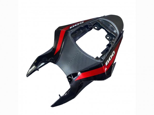 Preisgünstige Suzuki GSXR 600 / GSXR 750 Motorrad Verkleidung 2011-2024 - Glanzendes Schwarz Geschmiedet Carbonfaser Silber Rot