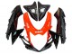 Preisgünstige Suzuki GSXR 600 / GSXR 750 Motorrad Verkleidungen Kit 2011-2024 - Rot Glanzendes Schwarz