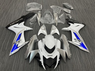 Preisgünstige Suzuki GSXR 600 / GSXR 750 Motorrad Verkleidung 2011-2024 - Weiss Silber Blau Schwarz