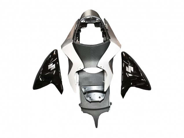 Preisgünstige Suzuki GSXR 600 / GSXR 750 Motorrad Verkleidung 2011-2024 - Glanzendes Schwarz Silber