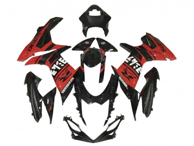 Preisgünstige Suzuki GSXR 600 / GSXR 750 Motorrad Verkleidung 2011-2024 - Blau Weiss Schwarz