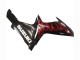 Preisgünstige Suzuki GSXR 600 / GSXR 750 Motorrad Verkleidung 2011-2024 - Glanzendes Schwarz Rot Flamme