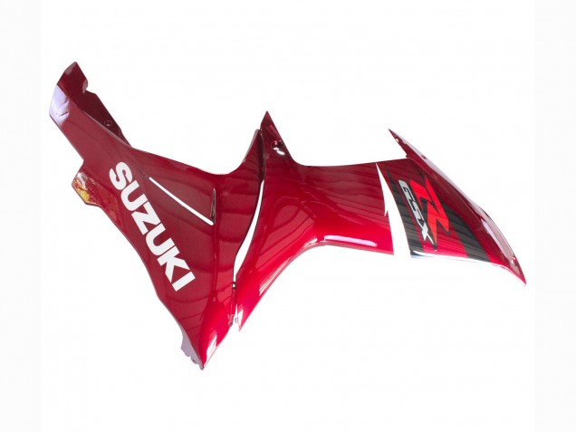 Preisgünstige Suzuki GSXR 600 / GSXR 750 Motorrad Verkleidung 2011-2024 - Rot Glanzendes Schwarz